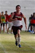 4th February 2012, Hoerskool Bergvlam Friendly Athletics meeting, Hoerskool Bergvlam vriendelike Atletiekbyeenkoms, andrew schoeman, boys u17 100m, seuns u17 100m