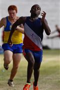 4th February 2012, Hoerskool Bergvlam Friendly Athletics meeting, Hoerskool Bergvlam vriendelike Atletiekbyeenkoms, andrew schoeman, boys u17 100m, seuns u17 100m