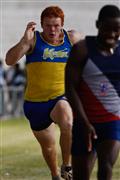 4th February 2012, Hoerskool Bergvlam Friendly Athletics meeting, Hoerskool Bergvlam vriendelike Atletiekbyeenkoms, andrew schoeman, boys u17 100m, seuns u17 100m