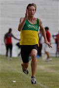 4th February 2012, Hoerskool Bergvlam Friendly Athletics meeting, Hoerskool Bergvlam vriendelike Atletiekbyeenkoms, andrew schoeman, boys u17 100m, seuns u17 100m