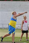 4th February 2012, Hoerskool Bergvlam Friendly Athletics meeting, Hoerskool Bergvlam vriendelike Atletiekbyeenkoms, Seuns u19 Gewigstoot, andrew schoeman, boys u19 shotput