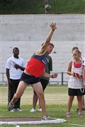 4th February 2012, Hoerskool Bergvlam Friendly Athletics meeting, Hoerskool Bergvlam vriendelike Atletiekbyeenkoms, Seuns u19 Gewigstoot, andrew schoeman, boys u19 shotput