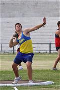 4th February 2012, Hoerskool Bergvlam Friendly Athletics meeting, Hoerskool Bergvlam vriendelike Atletiekbyeenkoms, Seuns u19 Gewigstoot, andrew schoeman, boys u19 shotput