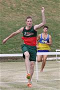 4th February 2012, Hoerskool Bergvlam Friendly Athletics meeting, Hoerskool Bergvlam vriendelike Atletiekbyeenkoms, andrew schoeman, boys u16 400m hurdles, seunsu16 400m hekkies