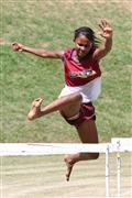 4th February 2012, Hoerskool Bergvlam Friendly Athletics meeting, Hoerskool Bergvlam vriendelike Atletiekbyeenkoms, andrew schoeman, dogters u15 300m hekkies, girls u15 300m hurdles