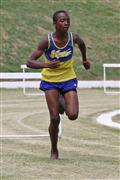 4th February 2012, Hoerskool Bergvlam Friendly Athletics meeting, Hoerskool Bergvlam vriendelike Atletiekbyeenkoms, andrew schoeman, boys u15 300m hurdles, seuns u15 300m hekkies