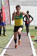 4th February 2012, Hoerskool Bergvlam Friendly Athletics meeting, Hoerskool Bergvlam vriendelike Atletiekbyeenkoms, andrew schoeman, boys u19 long jump, seuns u19 verspring