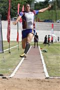 4th February 2012, Hoerskool Bergvlam Friendly Athletics meeting, Hoerskool Bergvlam vriendelike Atletiekbyeenkoms, andrew schoeman, boys u19 long jump, seuns u19 verspring