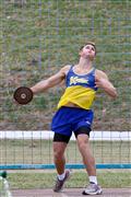 4th February 2012, Hoerskool Bergvlam Friendly Athletics meeting, Hoerskool Bergvlam vriendelike Atletiekbyeenkoms, andrew schoeman, boys u19 discus, seuns u19 diskus