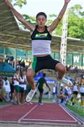 2012, 28 January, Athletics, Boys under 16 Long Jump, Hoerskool Nelspruit Athletics, Hoerskool Nelspruit Tuisbyeenkoms, seuns 16 verspring