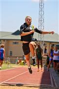 2012, 28 January, Athletics, Hoerskool Nelspruit Athletics, Hoerskool Nelspruit Tuisbyeenkoms, dogters 14 verspring, girls under 14 long jump