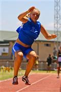 2012, 28 January, Athletics, Hoerskool Nelspruit Athletics, Hoerskool Nelspruit Tuisbyeenkoms, dogters 14 verspring, girls under 14 long jump