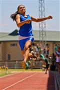 2012, 28 January, Athletics, Hoerskool Nelspruit Athletics, Hoerskool Nelspruit Tuisbyeenkoms, dogters 14 verspring, girls under 14 long jump