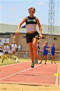 2012, 28 January, Athletics, Hoerskool Nelspruit Athletics, Hoerskool Nelspruit Tuisbyeenkoms, dogters 17 driesprong, dogters 19 driesprong, girls under 17 triple jump, girls under 19 triple jump