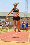 2012, 28 January, Athletics, Hoerskool Nelspruit Athletics, Hoerskool Nelspruit Tuisbyeenkoms, dogters 17 driesprong, dogters 19 driesprong, girls under 17 triple jump, girls under 19 triple jump