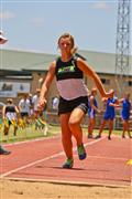 2012, 28 January, Athletics, Hoerskool Nelspruit Athletics, Hoerskool Nelspruit Tuisbyeenkoms, dogters 17 driesprong, dogters 19 driesprong, girls under 17 triple jump, girls under 19 triple jump