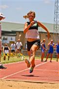 2012, 28 January, Athletics, Hoerskool Nelspruit Athletics, Hoerskool Nelspruit Tuisbyeenkoms, dogters 17 driesprong, dogters 19 driesprong, girls under 17 triple jump, girls under 19 triple jump