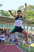 2012, 28 January, Athletics, Boys under 16 Long Jump, Hoerskool Nelspruit Athletics, Hoerskool Nelspruit Tuisbyeenkoms, seuns 16 verspring