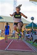 2012, 28 January, Athletics, Hoerskool Nelspruit Athletics, Hoerskool Nelspruit Tuisbyeenkoms, dogters 19 verspring, girls under 19 long jump