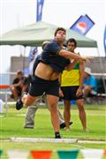 18 February 2012, Athletics, Hoerskool Rob Ferreira, Hoerskool Rob Ferreira Interhoer atletiekbyeenkoms, Interhigh, Interhoer, atletiekbyeenkoms, boys, shot put, under 19