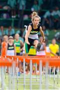18 February 2012, 90m hurdles, Athletics, Hoerskool Rob Ferreira, Hoerskool Rob Ferreira Interhoer atletiekbyeenkoms, Interhigh, Interhoer, atletiekbyeenkoms, girls, under 15