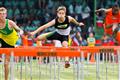 100m hurdles, 18 February 2012, Athletics, Hoerskool Rob Ferreira, Hoerskool Rob Ferreira Interhoer atletiekbyeenkoms, Interhigh, Interhoer, atletiekbyeenkoms, boys, under 14