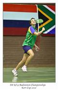 Freestate, Kerr cup, Lusya, SA U19 Badminton, ladies