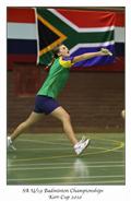 Freestate, Kerr cup, Lusya, SA U19 Badminton, ladies